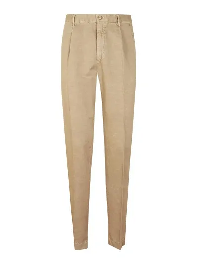 Incotex Trousers In Beige