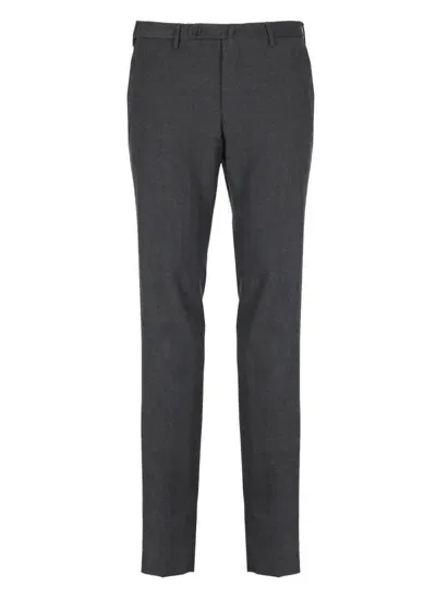 Incotex Wool Pants In Black