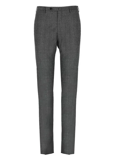 Incotex Wool Pants In Grey