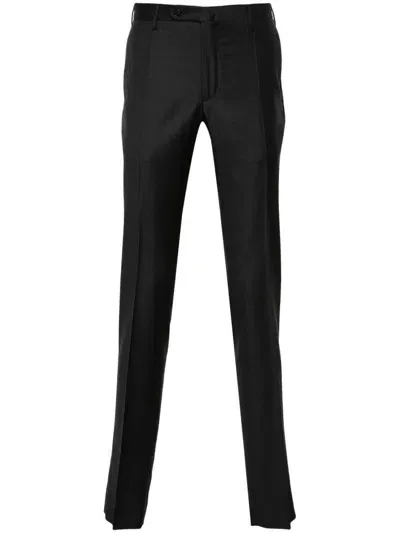 Incotex Wool Trousers In Grey