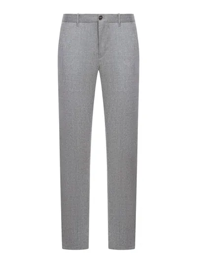 Incotex Wool Trousers In Grey