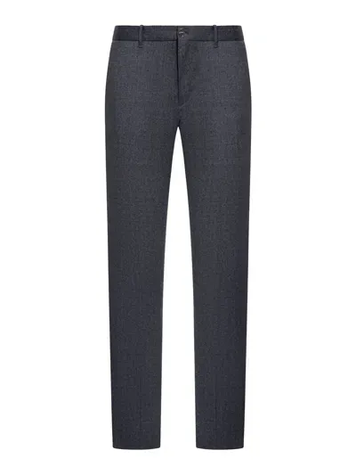 Incotex Wool Trousers In Grey