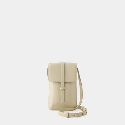 Ines De La Fressange Leonore Crossbody -  -  Leather - Light Sand In Beige