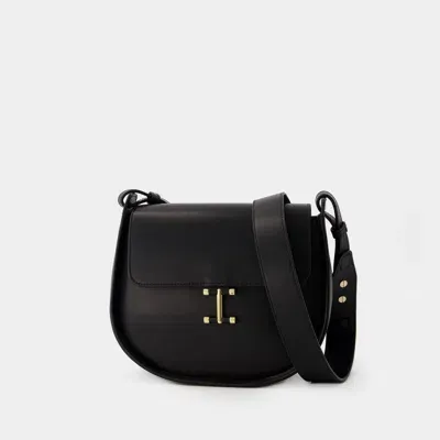 Ines De La Fressange Senda Shoulder Bag In Black