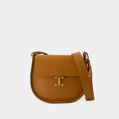 Ines De La Fressange Senda Shoulder Bag In Brown