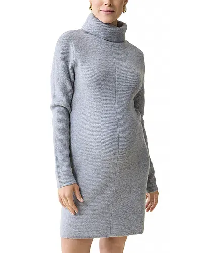 Ingrid & Isabel Maternity Sweater Dress In Gray