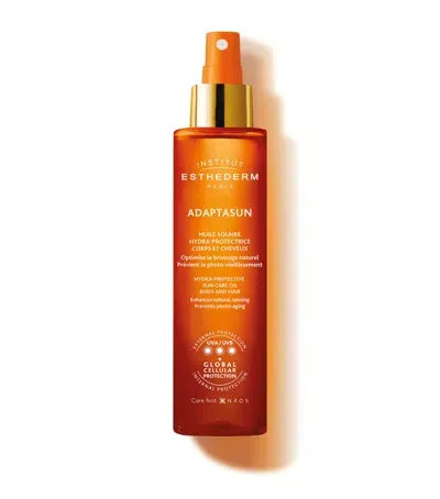 Institut Esthederm Adaptasun Uva/uvb Protective Face, Body & Hair Suncare Oil - Strong Sun In White