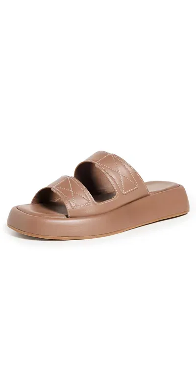 Intentionally Blank Kiara Slides Bark In Beige