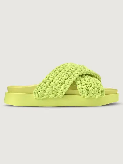 Inuikii Woven Slide In Lime