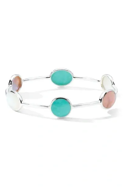 Ippolita Women's Polished Rock Candy 6-stone Isola Sterling Silver & Multi-stone Bangle