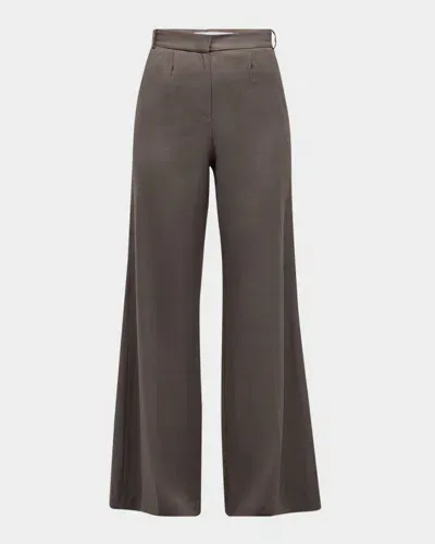 Iro Odilla Wide-leg Pants In Night Moka