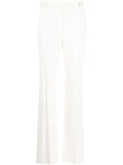 Iro Pinstripe-pattern Straight-leg Trousers In Nude