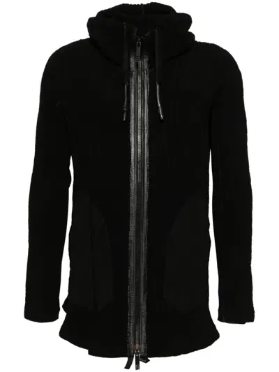 Isaac Sellam Experience Zipper Capuche Hooded Jacket In Black