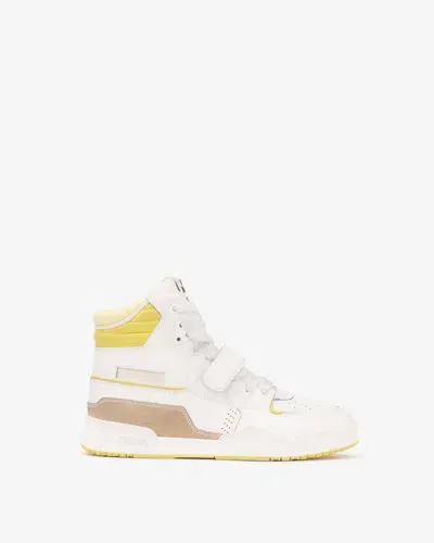 Isabel Marant Alseeh Sneakers In Light Yellow-yellow