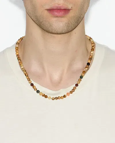 Isabel Marant Jill Necklace In Natural/multicolor