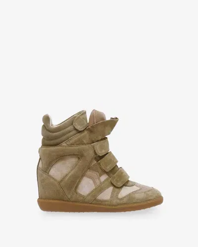 Isabel Marant Bekett Sneakers In Taupe