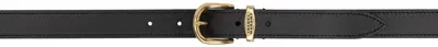 Isabel Marant Black Zadd Belt In 01bk Black