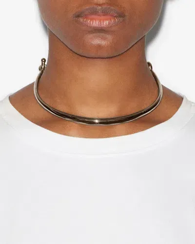 Isabel Marant Choker Pio In Metallic