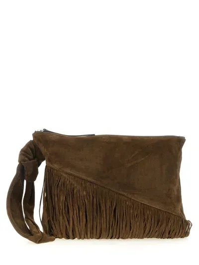 Isabel Marant Clutch Bag "lighthouse" In Bronze