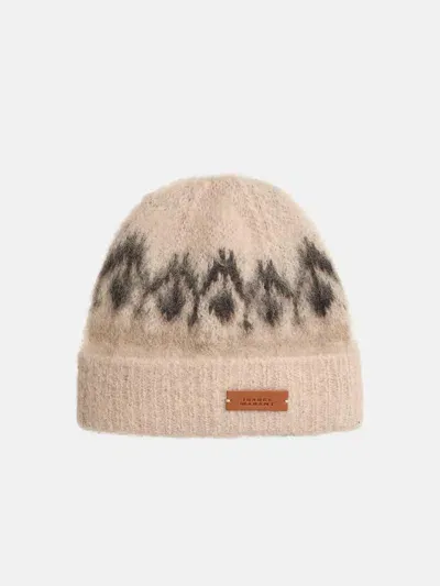 Isabel Marant Darana' Beanie In Nude Wool Blend