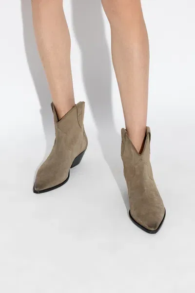 Isabel Marant Dewina Booties In Beige