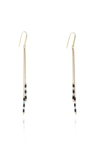 Isabel Marant Embellished Earrings In Multi