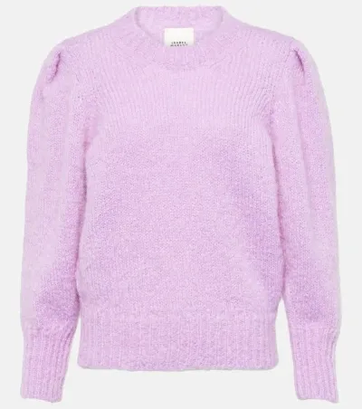 Isabel Marant Purple Chunky Knit Elise Sweater