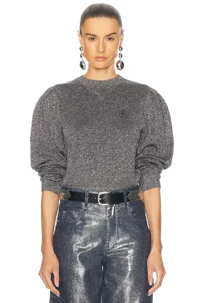 Isabel Marant Étoile Kelaya Sweatshirt In Silver