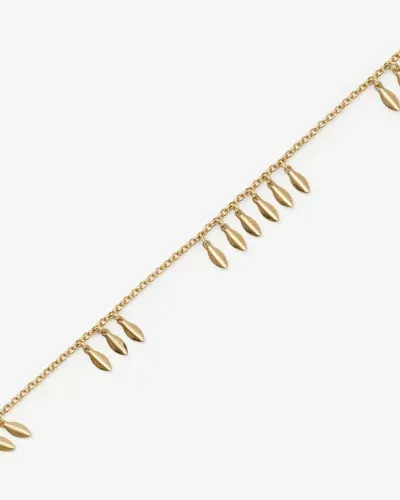 Isabel Marant Glänzender Choker Leaf Aus Metall In Gold