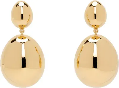 Isabel Marant Gold Awa Earrings In 12do Dore