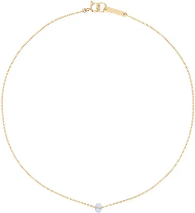 Isabel Marant Gold Small Gem Necklace In 30sk Sky