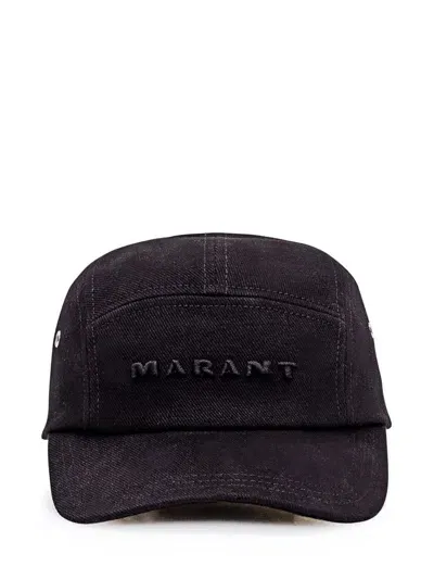 Isabel Marant Hat With Logo In Black