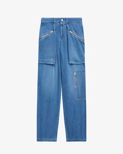 Isabel Marant Juliette Straight-leg Jeans In Blue