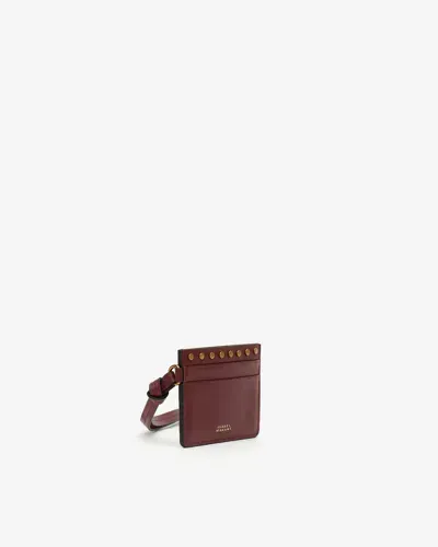 Isabel Marant Kartenhalter Card Holder In Brown