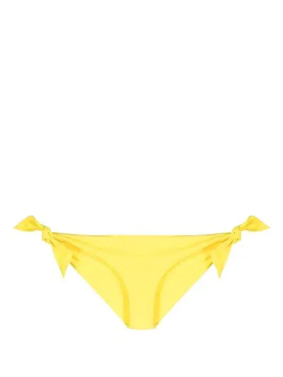 Isabel Marant Knot-detail Bikini-bottoms In Yellow