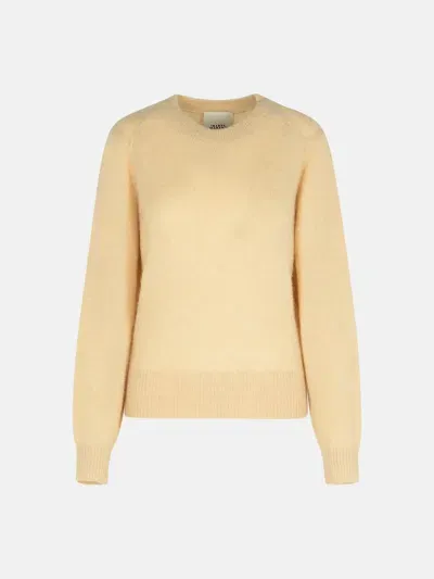 Isabel Marant 'lusia' Sweater In Beige Cashmere Blend