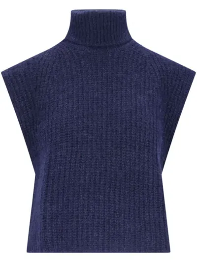 Isabel Marant Megan Vest In Blue