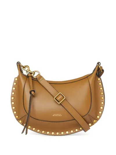 Isabel Marant Oskan Moon Crossbody Bag In Brown