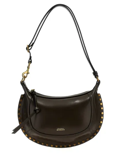 Isabel Marant Oskan Moon Shoulder Bag In Brown