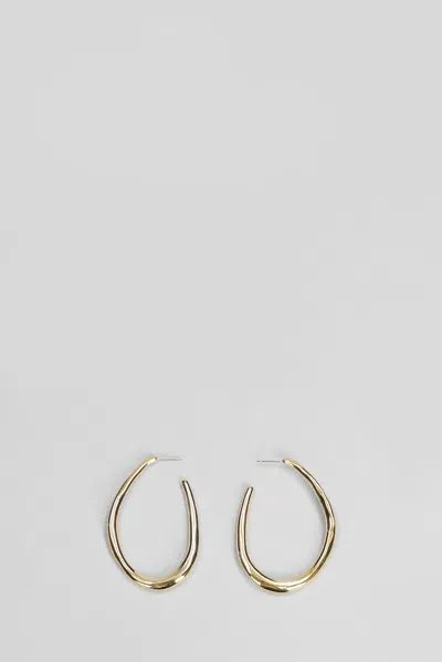 Isabel Marant Pleasant Twist Detailed Hoop Earrings In Gold