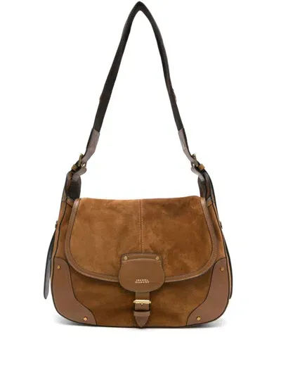 Isabel Marant Sierra Shoulder Bag In Brown