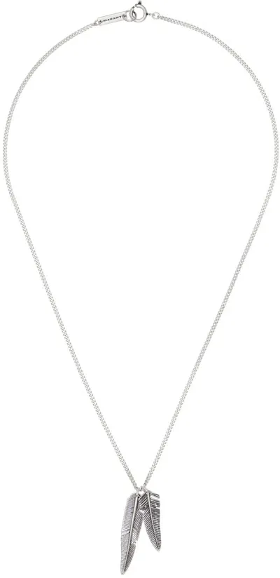 Isabel Marant Silver Curb Chain Necklace In 08si Silver