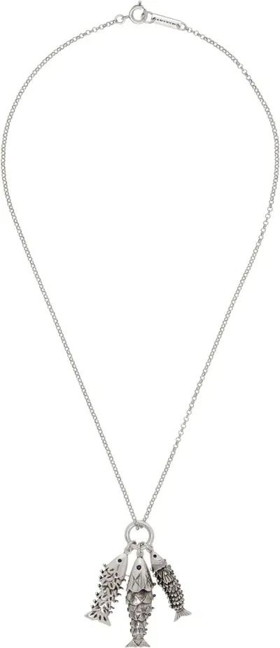 Isabel Marant Silver River Necklace In 08si