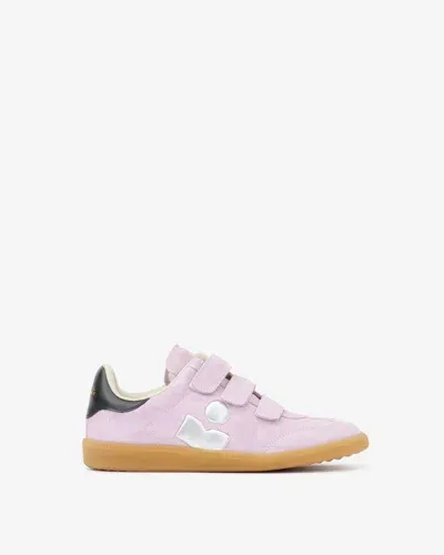 Isabel Marant Sneakers Beth In Pink-silver