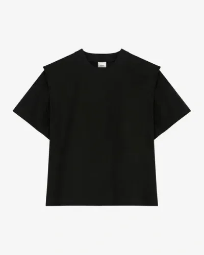 Isabel Marant T-shirt Zelitos Aus Baumwolle In Black