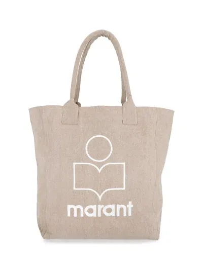 Isabel Marant Tote Bag 'yenky' In Beige