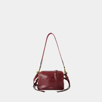 Isabel Marant Wardy Camera Gd Crossbody In Red