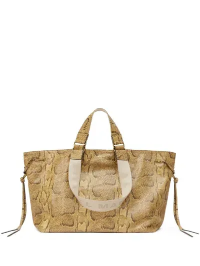 Isabel Marant Wardy Tote Bag In Neutrals