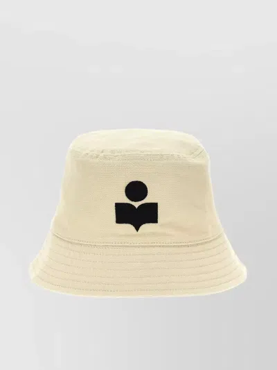 Isabel Marant Wide Brim 'haley' Bucket Hat In White