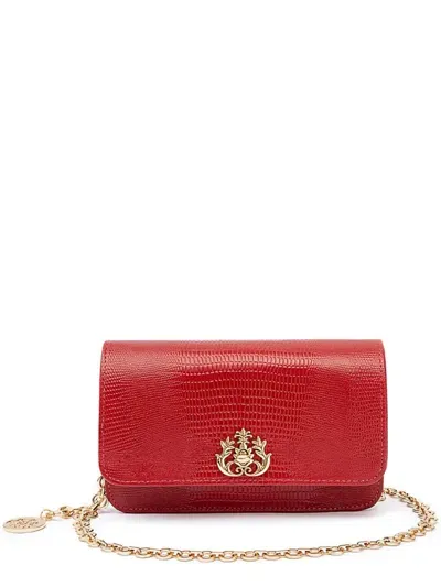 Isla Forever Chain-link Belt Bag In Red